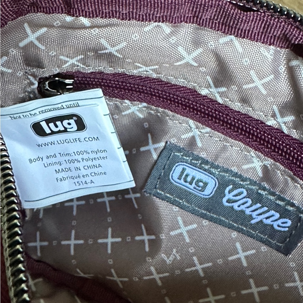 Lug 2 Pc. Bundle - Cranberry Romper Tote w/Coupe Crossbody - Picture 14 of 16
